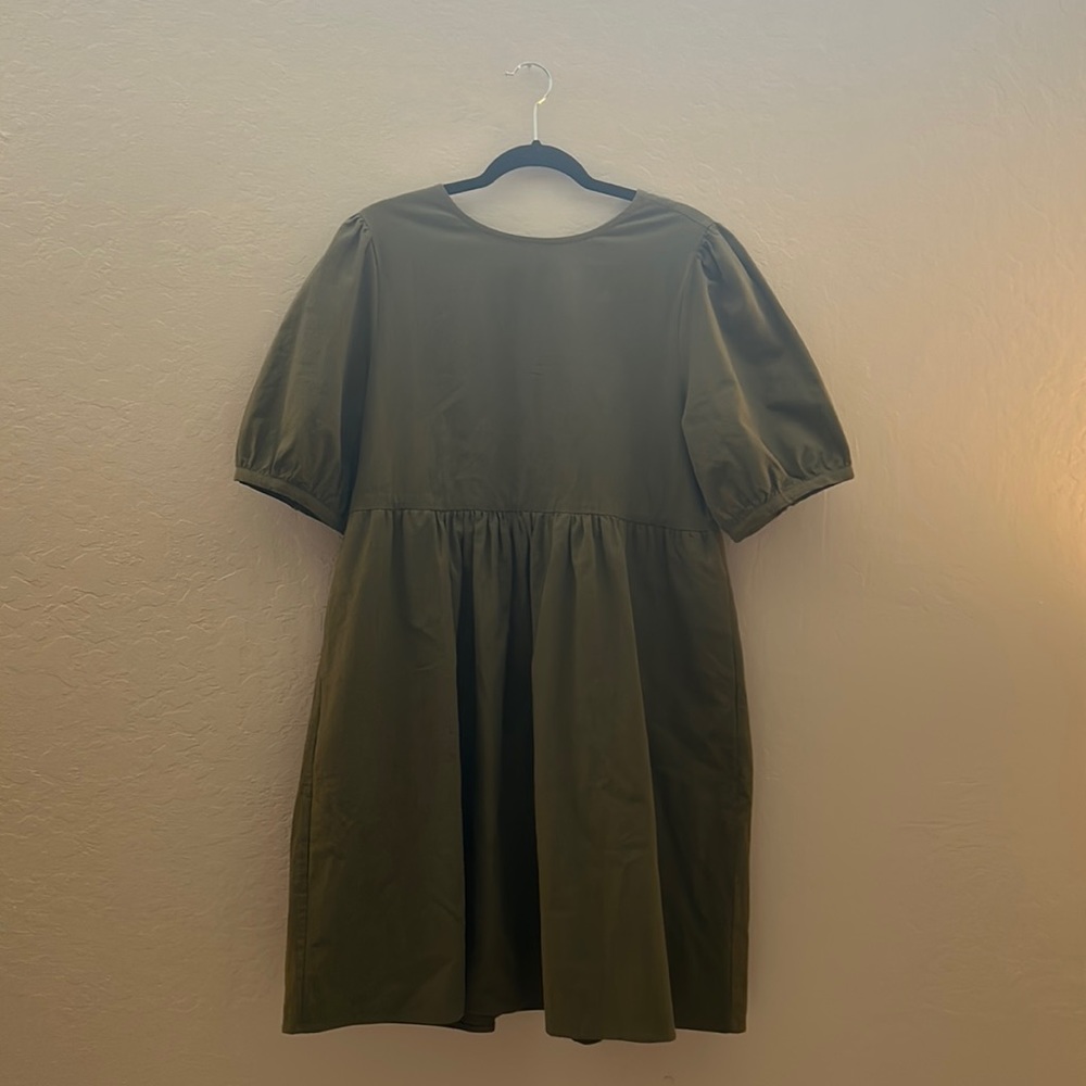 Tradlands olive green Nico dress
